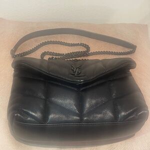 SAINT LAURENT LouLou Mini YSL Puffer Crossbody Bag